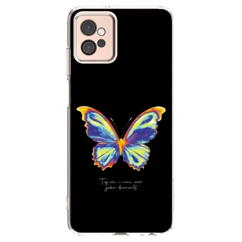 Picasee átlátszó szilikon tok az alábbi mobiltelefonokra Motorola Moto G32 - Diamanty Black
