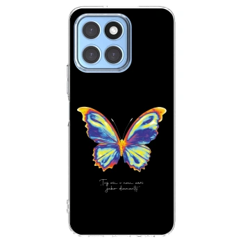Picasee átlátszó szilikon tok az alábbi mobiltelefonokra Honor X8 5G - Diamanty Black