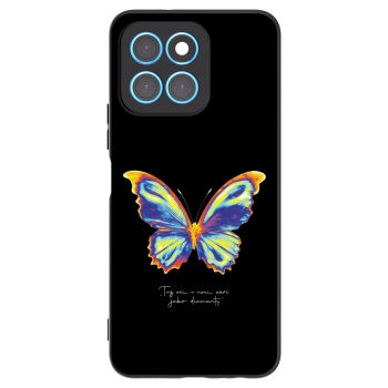 Picasee fekete szilikon tok az alábbi mobiltelefonokra Honor X6 - Diamanty Black