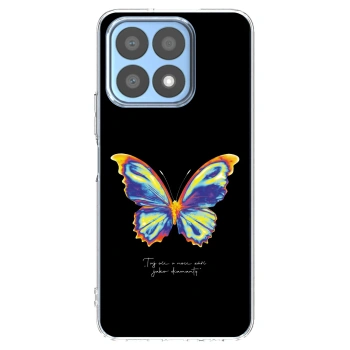 Picasee átlátszó szilikon tok az alábbi mobiltelefonokra Honor X8a - Diamanty Black
