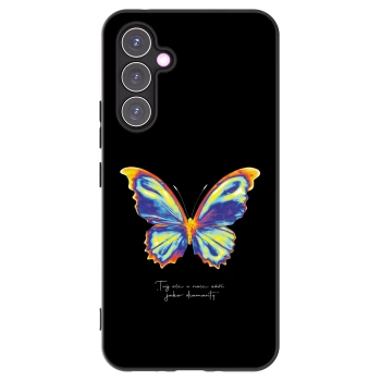 Picasee fekete szilikon tok az alábbi mobiltelefonokra Samsung Galaxy A54 5G A546B - Diamanty Black