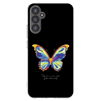 Picasee átlátszó szilikon tok az alábbi mobiltelefonokra Samsung Galaxy A34 5G A346B - Diamanty Black