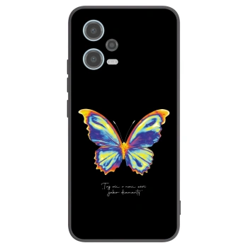 Picasee fekete szilikon tok az alábbi mobiltelefonokra Xiaomi Redmi Note 12 5G - Diamanty Black