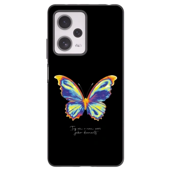 Picasee fekete szilikon tok az alábbi mobiltelefonokra Xiaomi Redmi Note 12 Pro+ 5G - Diamanty Black
