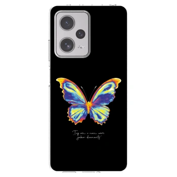 Picasee átlátszó szilikon tok az alábbi mobiltelefonokra Xiaomi Redmi Note 12 Pro+ 5G - Diamanty Black