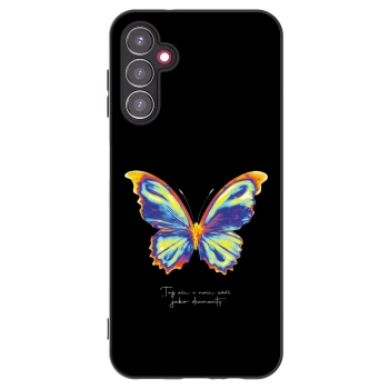 Picasee fekete szilikon tok az alábbi mobiltelefonokra Samsung Galaxy A14 5G A146P - Diamanty Black