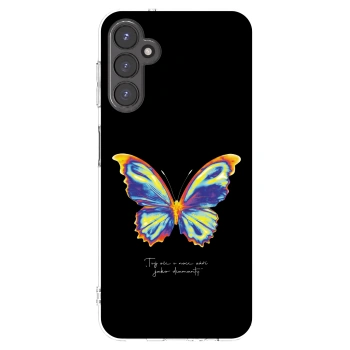 Picasee átlátszó szilikon tok az alábbi mobiltelefonokra Samsung Galaxy A14 5G A146P - Diamanty Black