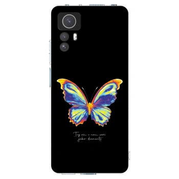 Picasee átlátszó szilikon tok az alábbi mobiltelefonokra Xiaomi Redmi Note 12S - Diamanty Black