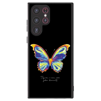 Picasee ULTIMATE CASE PowerShare Samsung Galaxy S22 Ultra 5G - készülékre - Diamanty Black