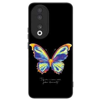 Szilikon tok erre a típusra Honor 90 5G - Diamanty Black