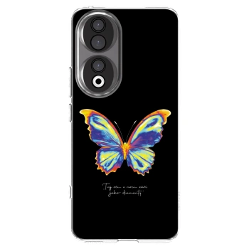 Picasee átlátszó szilikon tok az alábbi mobiltelefonokra Honor 90 5G - Diamanty Black