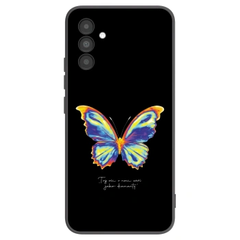 Picasee fekete szilikon tok az alábbi mobiltelefonokra Samsung Galaxy A04s A047F - Diamanty Black