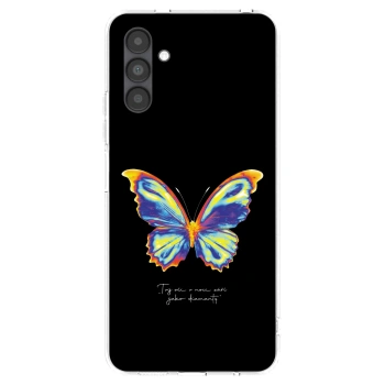 Picasee átlátszó szilikon tok az alábbi mobiltelefonokra Samsung Galaxy A04s A047F - Diamanty Black