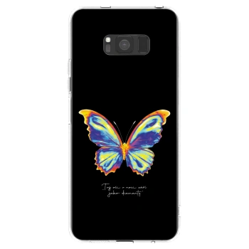 Picasee átlátszó szilikon tok az alábbi mobiltelefonokra Samsung Galaxy S8 G950F - Diamanty Black