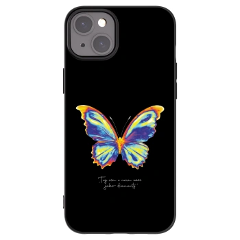 Picasee fekete szilikon tok az alábbi mobiltelefonokra Apple iPhone 15 Plus - Diamanty Black