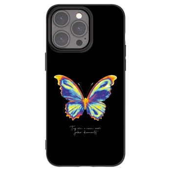 Picasee fekete szilikon tok az alábbi mobiltelefonokra Apple iPhone 15 Pro Max - Diamanty Black