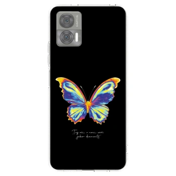 Picasee átlátszó szilikon tok az alábbi mobiltelefonokra Motorola Edge 30 Neo - Diamanty Black