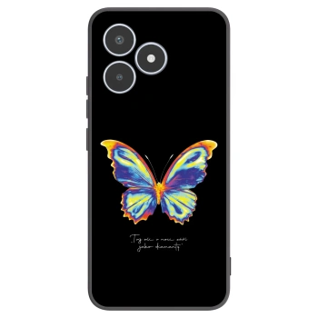 Picasee fekete szilikon tok az alábbi mobiltelefonokra Realme C53 - Diamanty Black