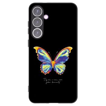 Picasee fekete szilikon tok az alábbi mobiltelefonokra Samsung Galaxy S24+ S926B 5G - Diamanty Black