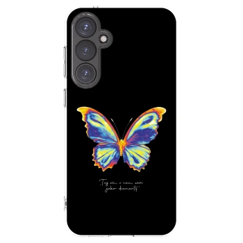 Picasee átlátszó szilikon tok az alábbi mobiltelefonokra Samsung Galaxy S23 FE S711B - Diamanty Black