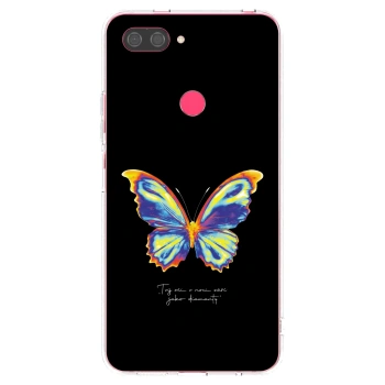 Picasee átlátszó szilikon tok az alábbi mobiltelefonokra Xiaomi Mi 8 Lite - Diamanty Black