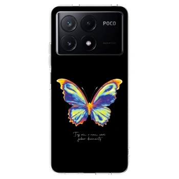 Picasee átlátszó szilikon tok az alábbi mobiltelefonokra Xiaomi Poco X6 Pro - Diamanty Black