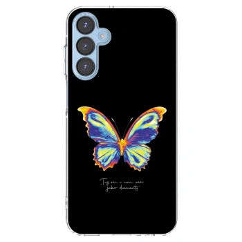 Picasee átlátszó szilikon tok az alábbi mobiltelefonokra Samsung Galaxy A15 A156B 5G - Diamanty Black