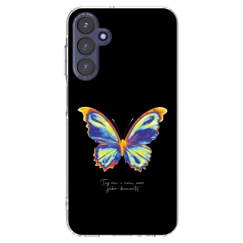 Picasee átlátszó szilikon tok az alábbi mobiltelefonokra Samsung Galaxy A15 A155F 4G - Diamanty Black