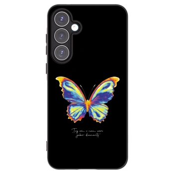 Picasee fekete szilikon tok az alábbi mobiltelefonokra Samsung Galaxy A55 5G A556B - Diamanty Black