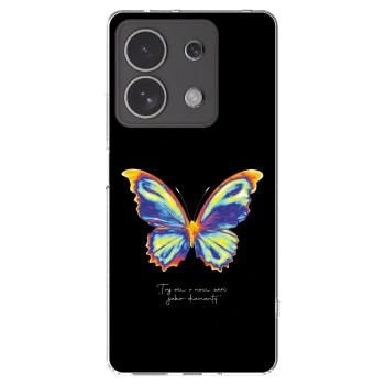 Picasee átlátszó szilikon tok az alábbi mobiltelefonokra Xiaomi Redmi Note 13 4G - Diamanty Black