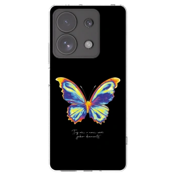 Picasee átlátszó szilikon tok az alábbi mobiltelefonokra Xiaomi Redmi Note 13 Pro 4G - Diamanty Black