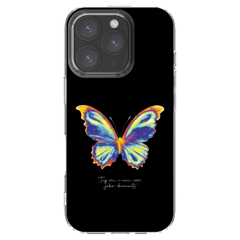 Picasee átlátszó szilikon tok az alábbi mobiltelefonokra Apple iPhone 16 Pro - Diamanty Black