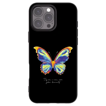 Picasee fekete szilikon tok az alábbi mobiltelefonokra Apple iPhone 16 Pro Max - Diamanty Black