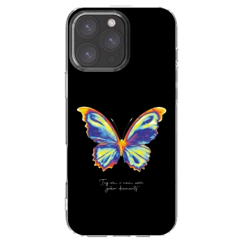 Picasee átlátszó szilikon tok az alábbi mobiltelefonokra Apple iPhone 16 Pro Max - Diamanty Black