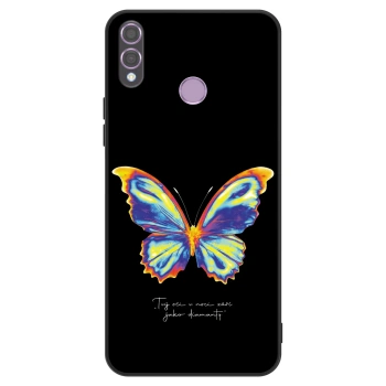 Szilikon tok erre a típusra Honor 8X - Diamanty Black