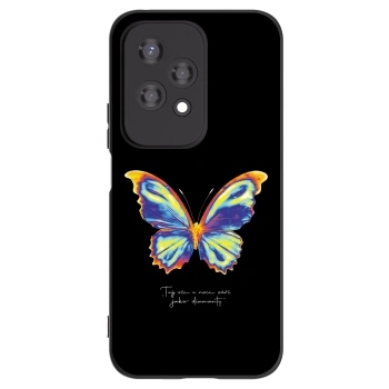 Picasee fekete szilikon tok az alábbi mobiltelefonokra Honor 200 Lite - Diamanty Black