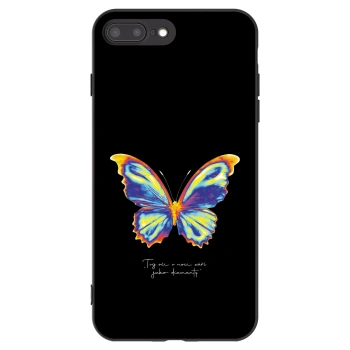 Picasee fekete szilikon tok az alábbi mobiltelefonokra Apple iPhone 7 Plus - Diamanty Black