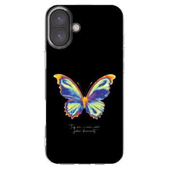Picasee átlátszó szilikon tok az alábbi mobiltelefonokra Apple iPhone 16 Plus - Diamanty Black
