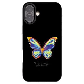 Picasee fekete szilikon tok az alábbi mobiltelefonokra Apple iPhone 16 Plus - Diamanty Black