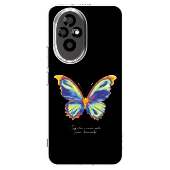 Picasee átlátszó szilikon tok az alábbi mobiltelefonokra Honor 200 5G - Diamanty Black