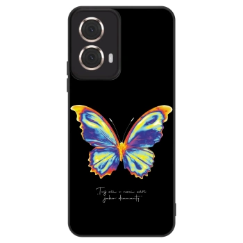 Szilikon tok erre a típusra Motorola Moto G85 - Diamanty Black