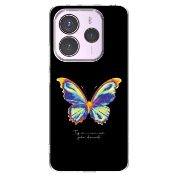 Picasee átlátszó szilikon tok az alábbi mobiltelefonokra Xiaomi Redmi Note 14 5G - Diamanty Black