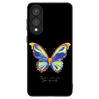 Szilikon tok erre a típusra Samsung Galaxy S25 Edge 5G - Diamanty Black