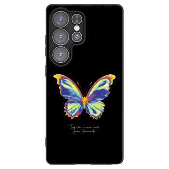 Picasee fekete szilikon tok az alábbi mobiltelefonokra Samsung Galaxy S25 Ultra 5G - Diamanty Black