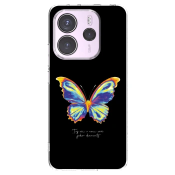 Picasee átlátszó szilikon tok az alábbi mobiltelefonokra Xiaomi Redmi Note 14 4G - Diamanty Black