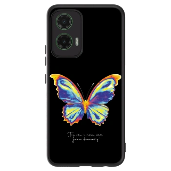 Szilikon tok erre a típusra Motorola Moto G35 5G - Diamanty Black