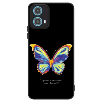 Szilikon tok erre a típusra Motorola Moto G34 5G - Diamanty Black