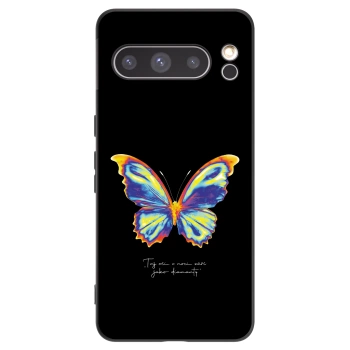Picasee fekete szilikon tok az alábbi mobiltelefonokra Google Pixel 8 Pro - Diamanty Black