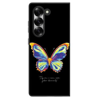 Szilikon tok erre a típusra Samsung Galaxy Z Fold6 5G - Diamanty Black