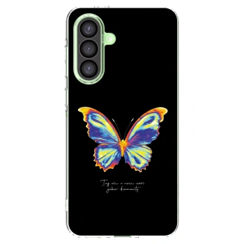Picasee átlátszó szilikon tok az alábbi mobiltelefonokra Samsung Galaxy A26 5G A266B - Diamanty Black